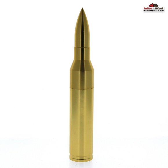 NEW 50 Caliber Metallic LED Flashlight AAA Battery - Picture 2 of 5